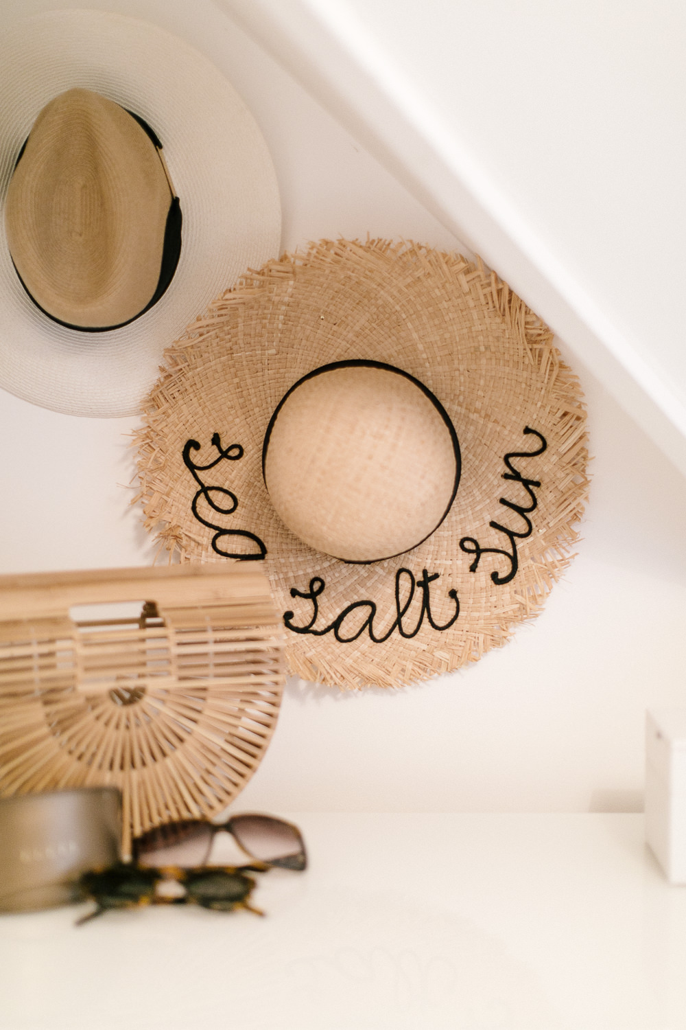 How to Display Hats as a Feature Wall | Straw Hat Wall