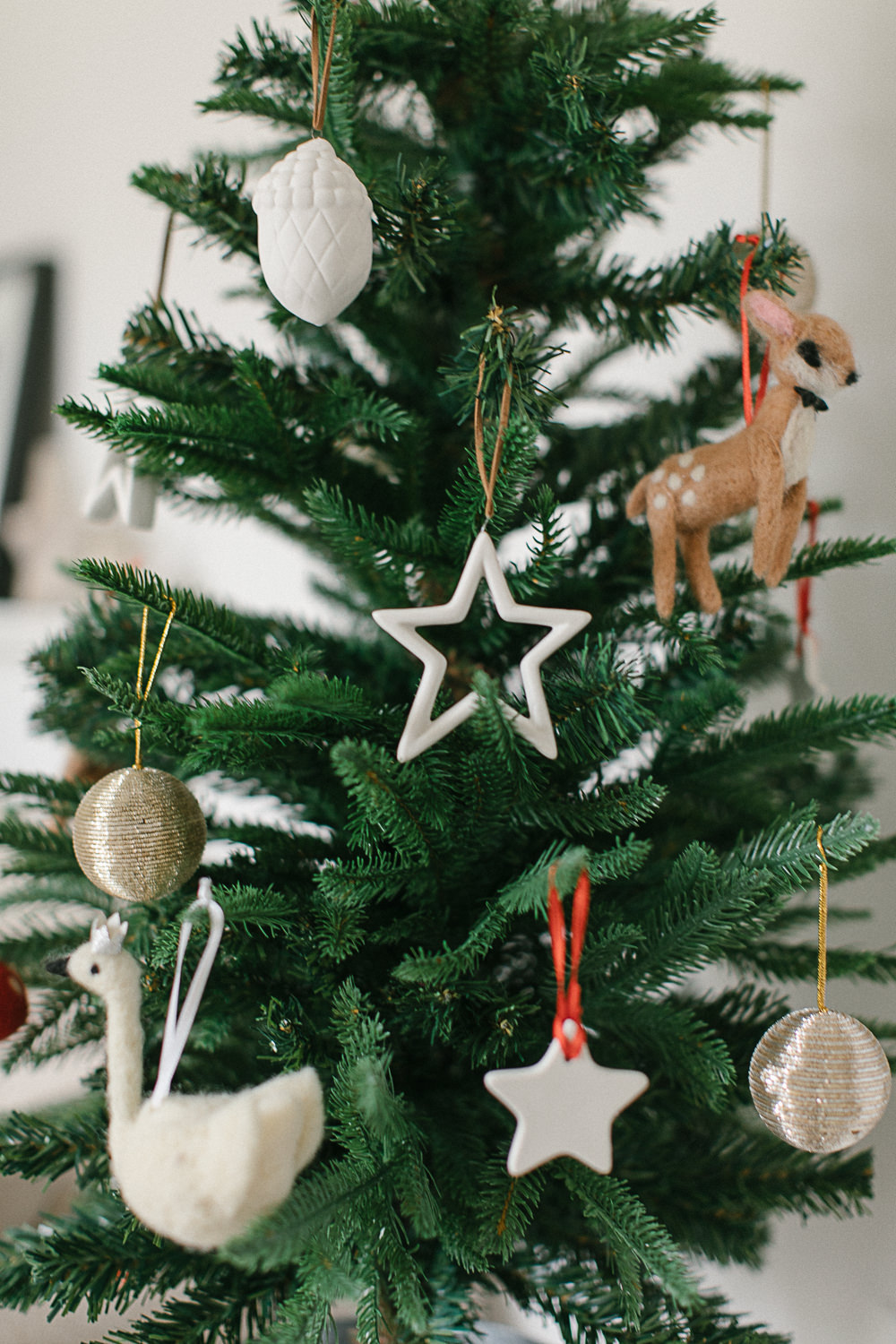Hobbycraft ceramic star Christmas tree decorations