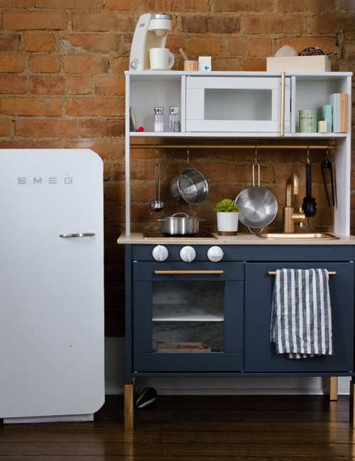 Ikea hack kitchen and DIY smeg fridge