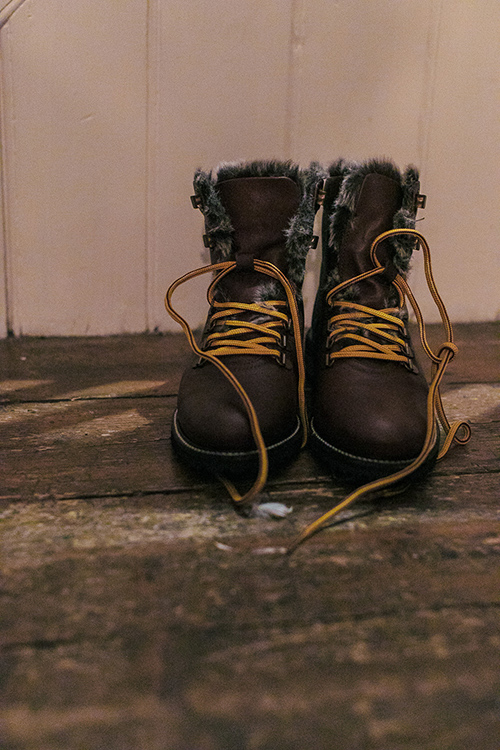 Joules Ashwood Faux Fur Lined Hiker Boots