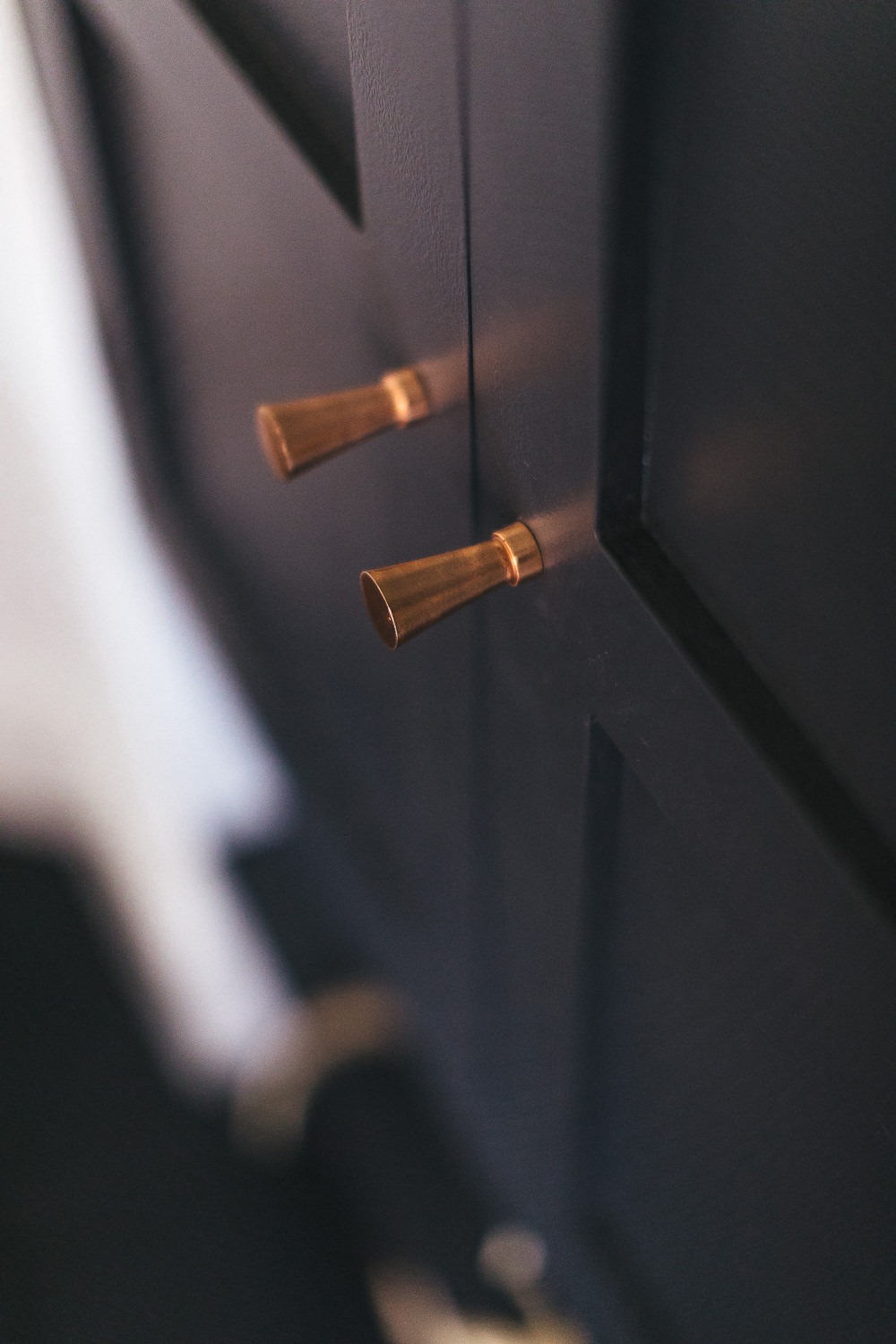 Copper door knobs from Oliver Bonas