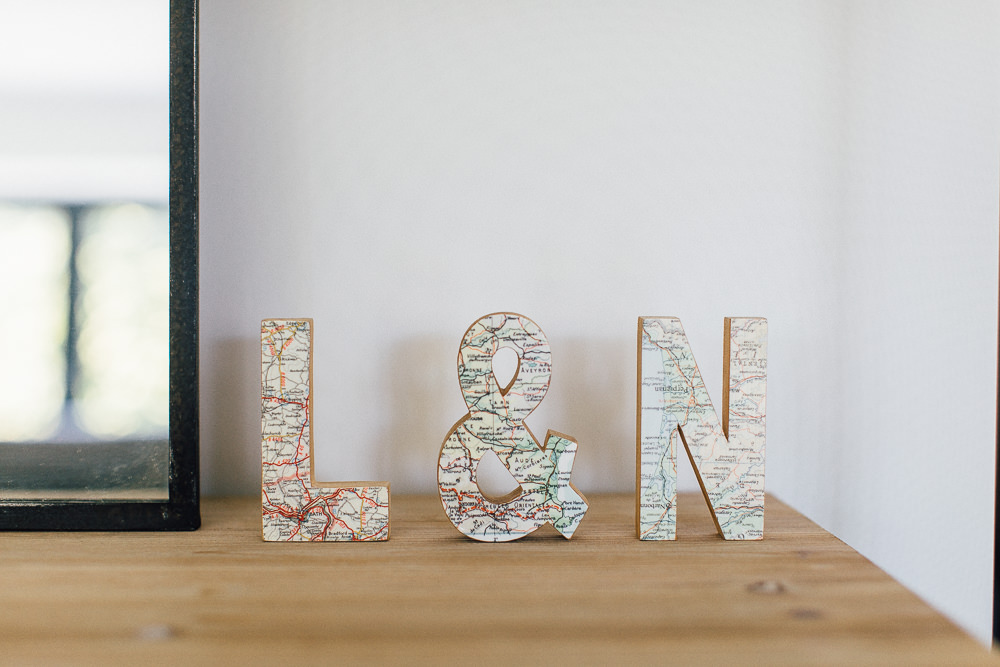 Personalised map letters