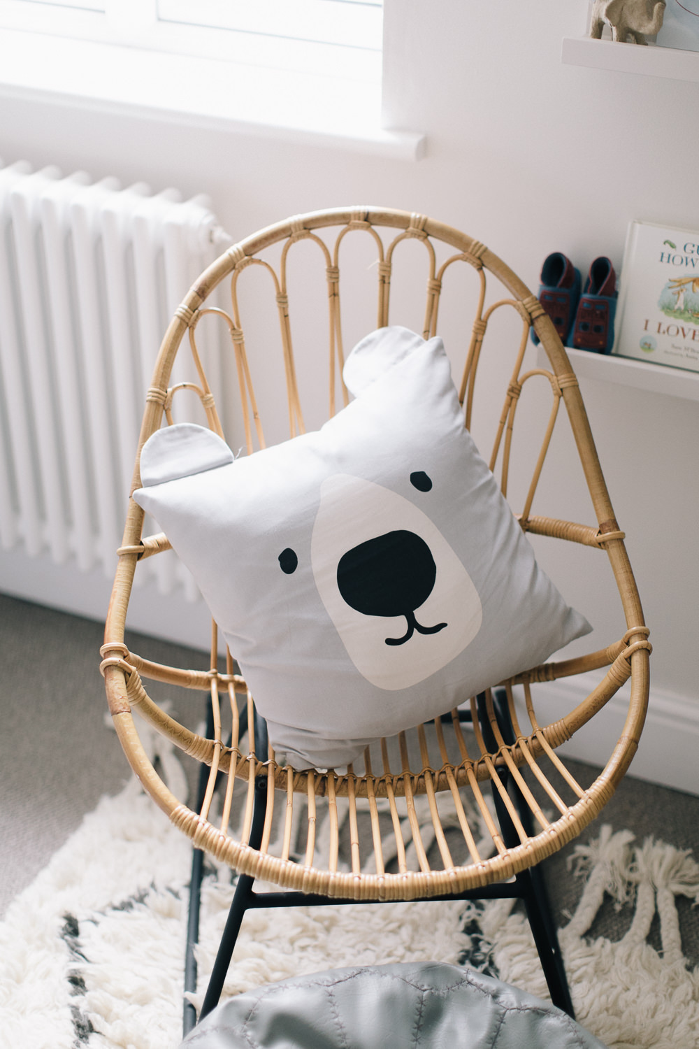 Maison Du Monde Rattan Chair with cushion from H&M