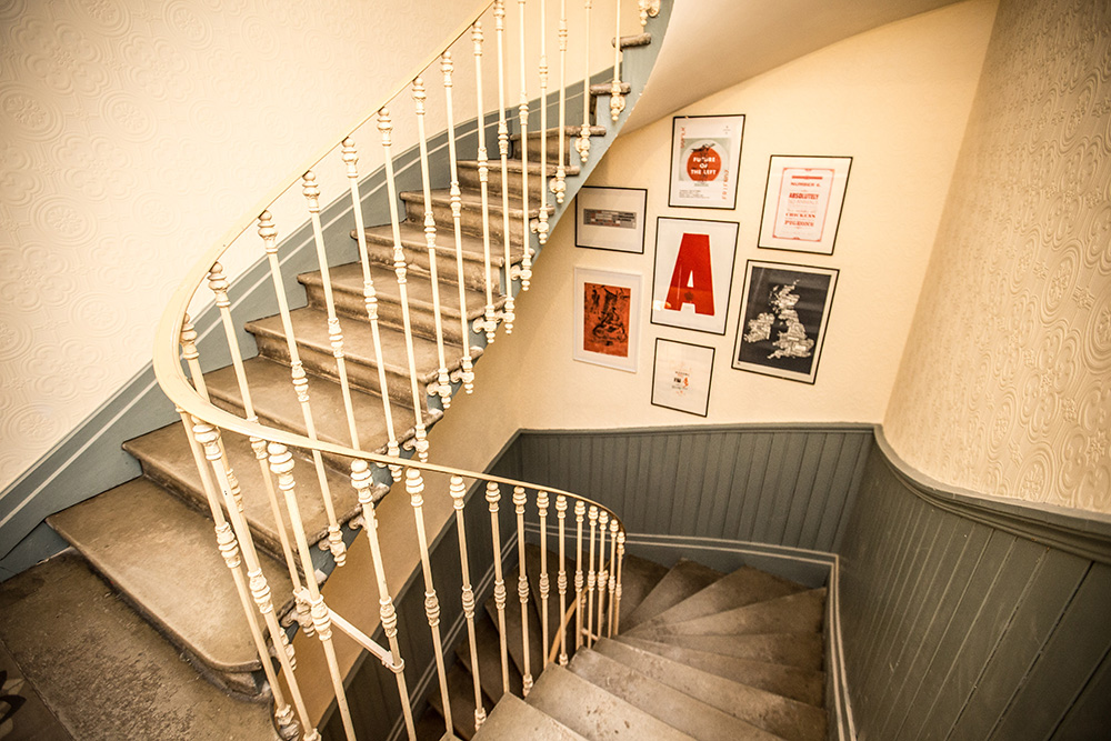Staircase in Carcassonne Townhouse Bed and Breakfast