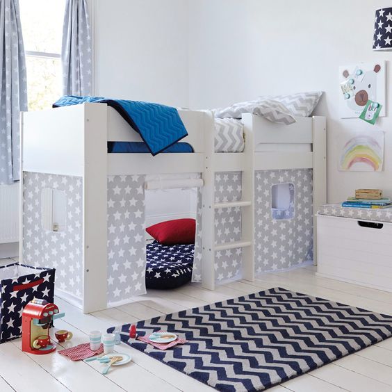 cabin bed with den underneath