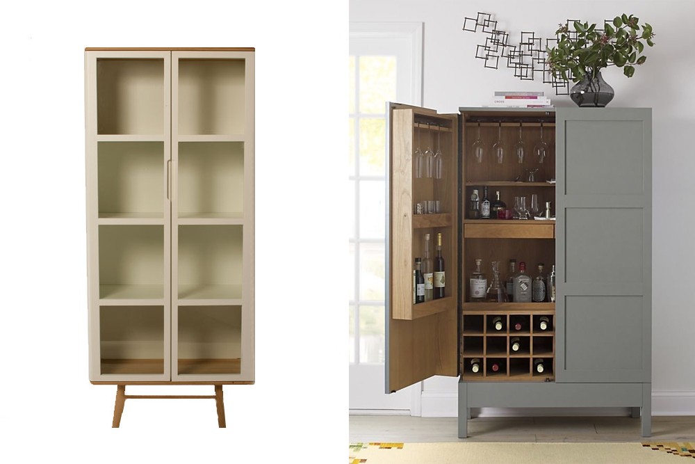 modern scandinavian style bar cabinets