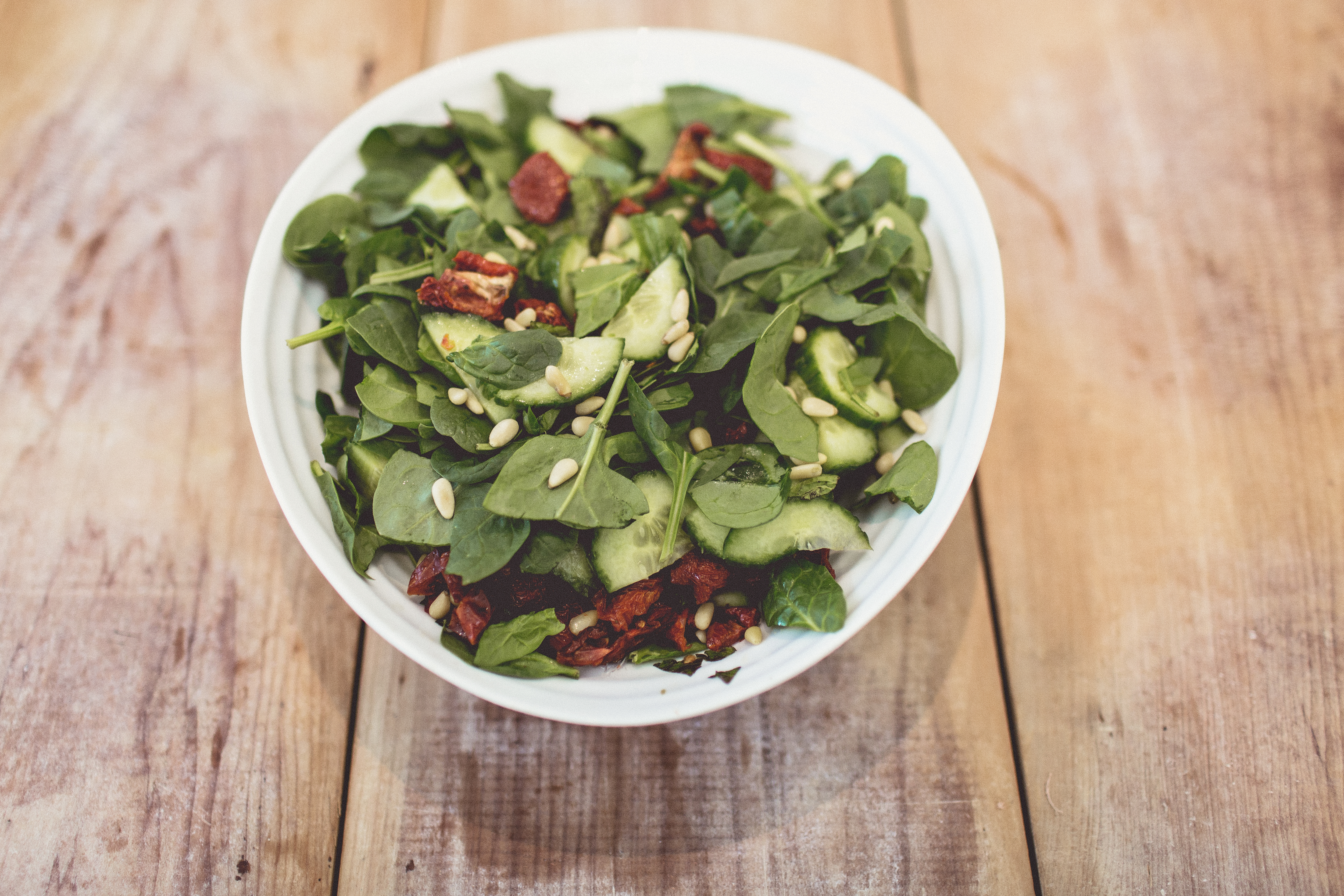 Spinach & Mint Salad