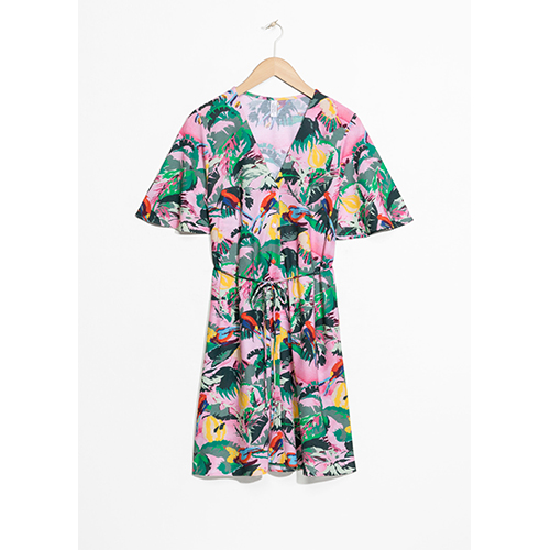 tropical print dress uk