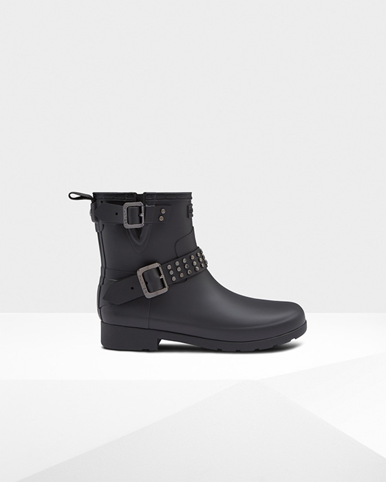 studded biker boots uk