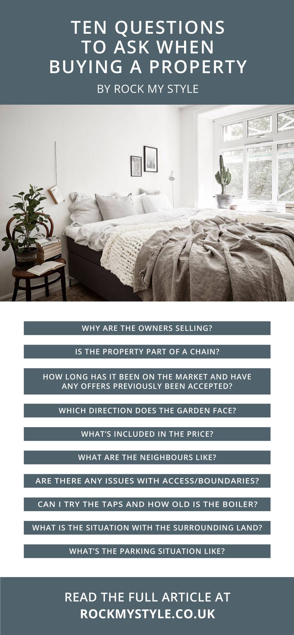 10 questions to ask when buying a property