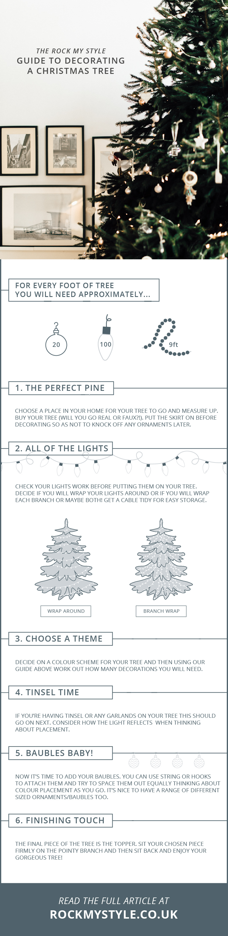 The Rock My Style Guide to Decorating A Christmas Tree