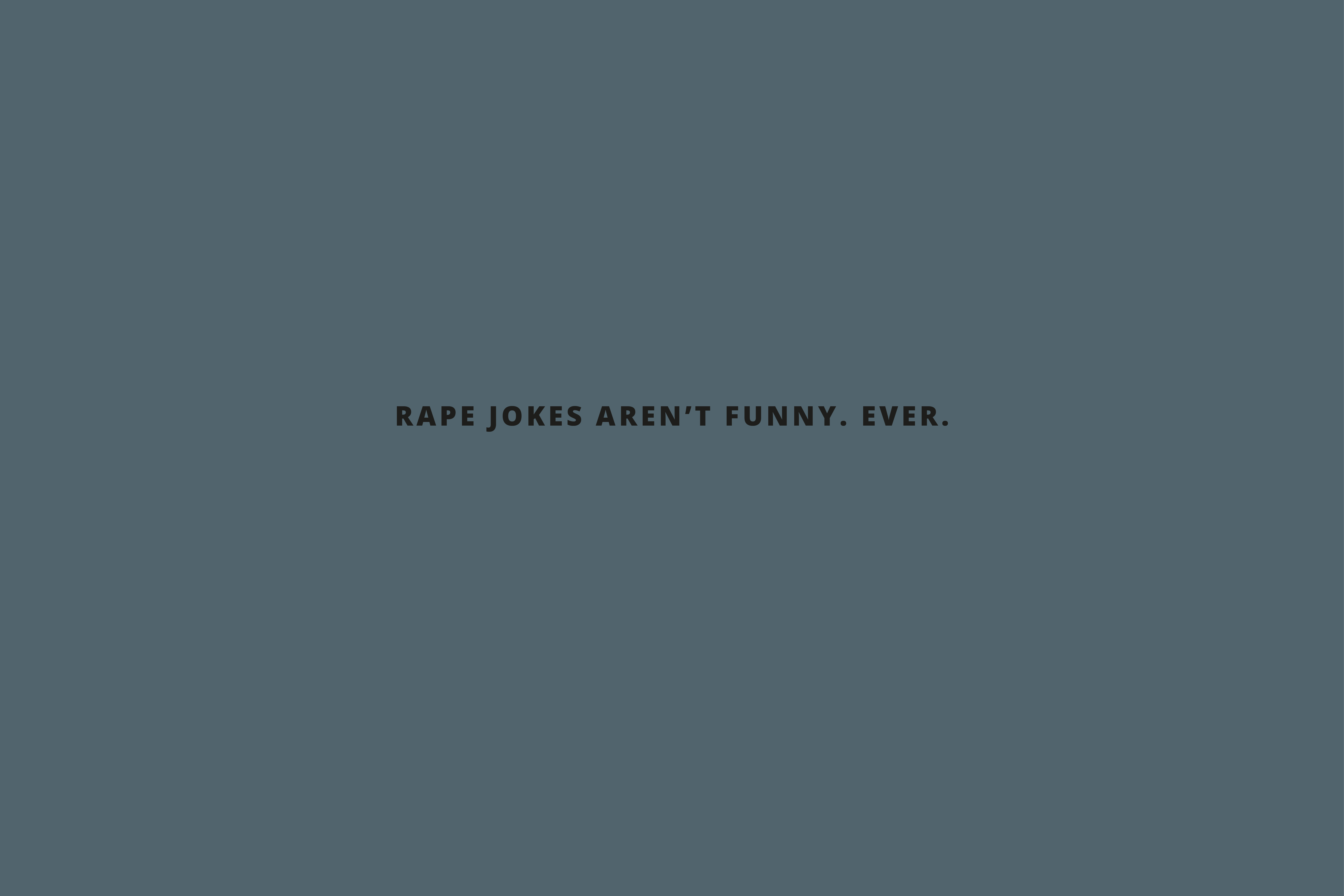 rape jokes